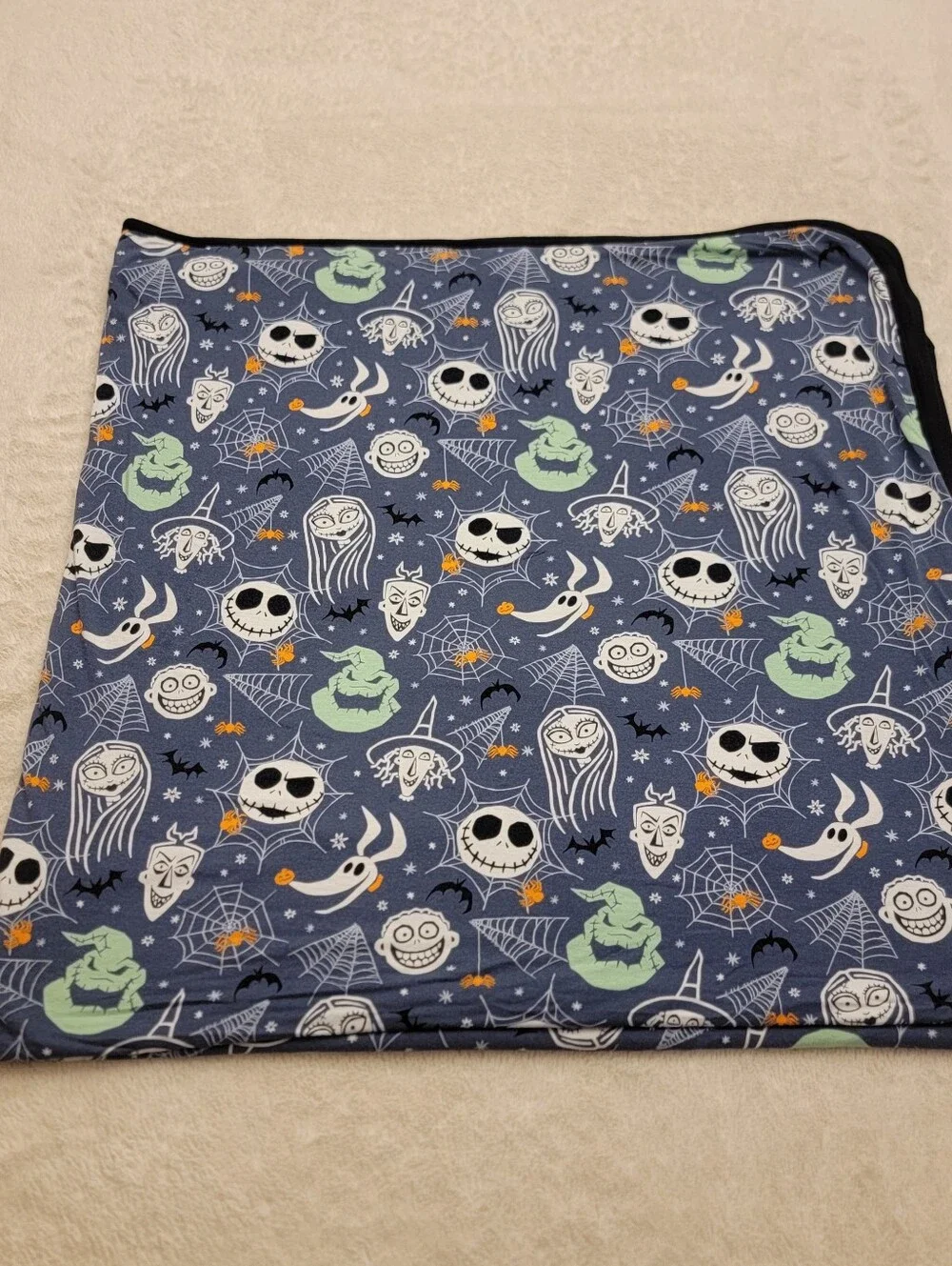Little Sleepies Nightmare Before Christmas NBC Cloud Blanket Crib Sheet Bundle